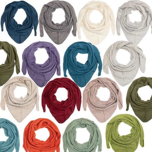 Xxl boucle dreieckstuch winter - xxl,