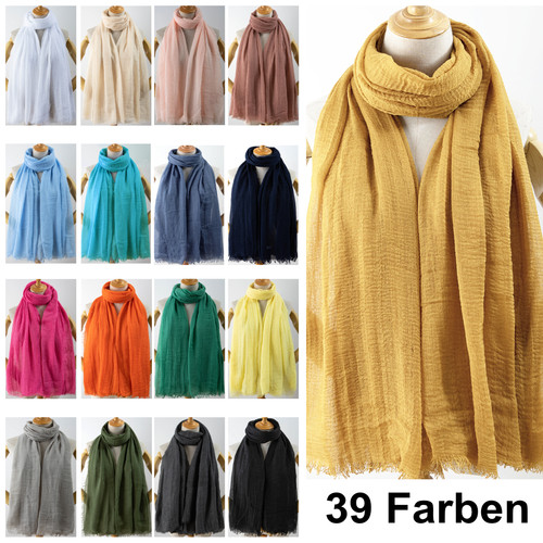 Xxl damen schal uni - schal,