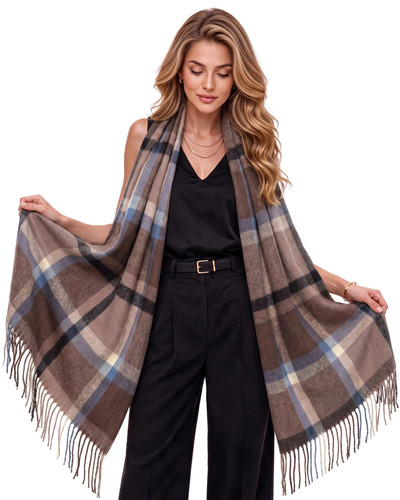 Baesics tartan schal - tartan,
