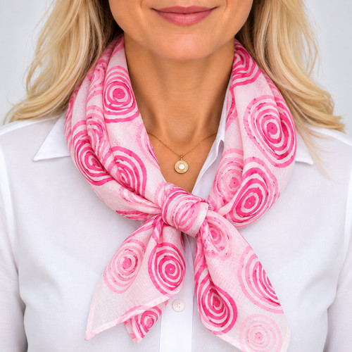 Schal unisex xxl rose grau - unisex,
