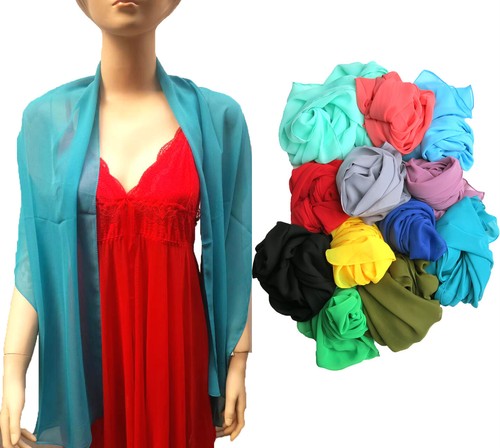 Chiffontuch schal stola - chiffontuch,