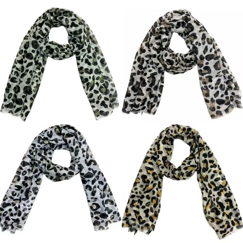 Leo schal mit - schal, leopard